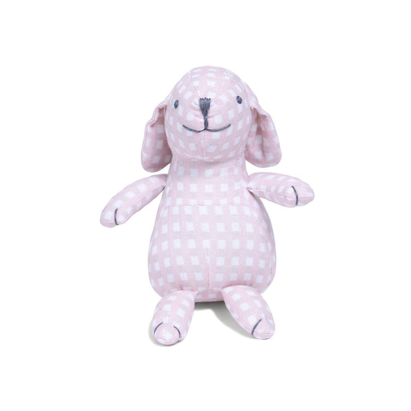 Louelle. bunny | dusty pink gingham