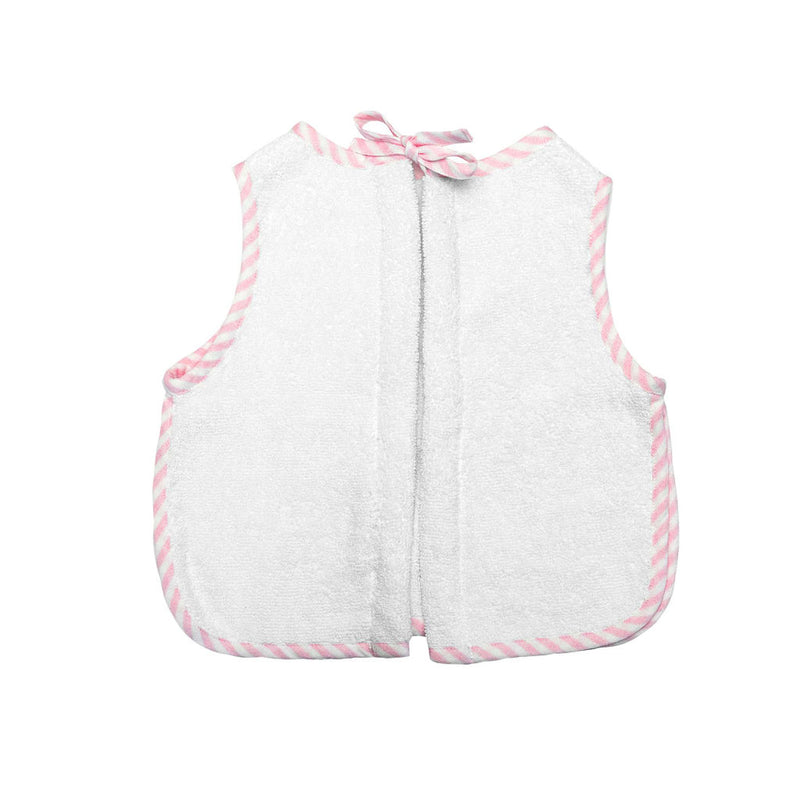 Apron Bib | Palm Beach Pink Stripe