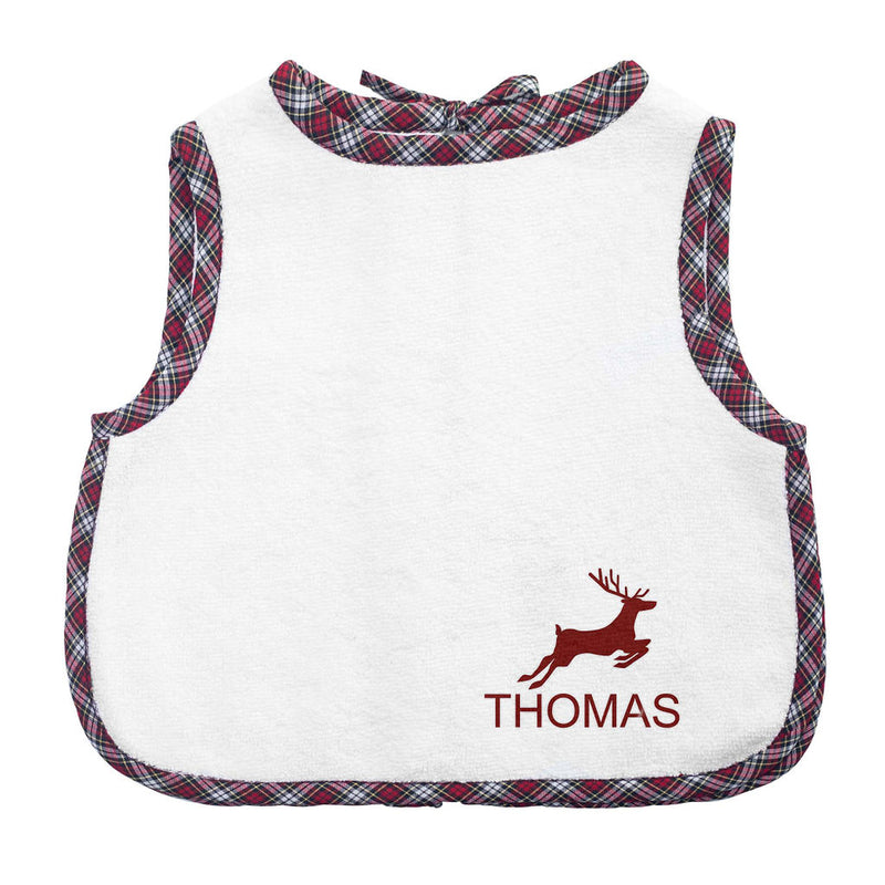 Holiday Apron Bib | Tartan