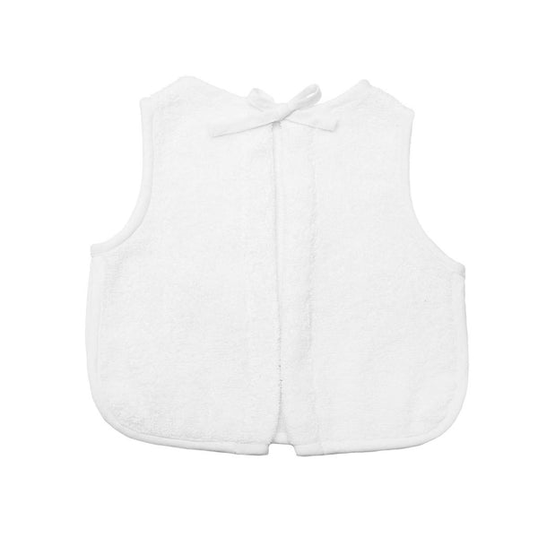 Apron Bib | White Linen