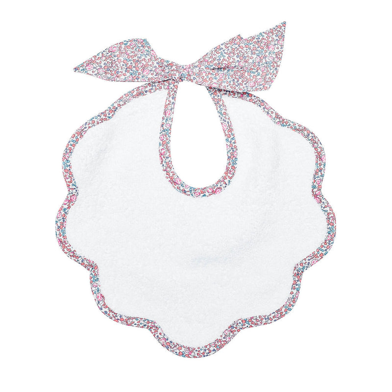 Scalloped Bib | Liberty 'Eloise' Pink