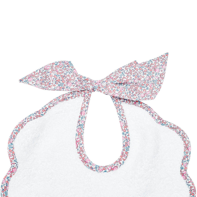 Scalloped Bib | Liberty 'Eloise' Pink