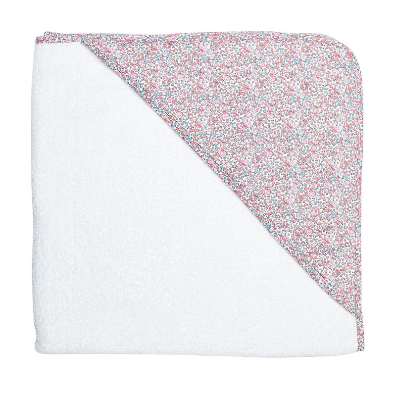 Hooded Towel | Liberty 'Eloise' Pink