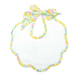 Scalloped Bib | Liberty 'Betsy' Yellow