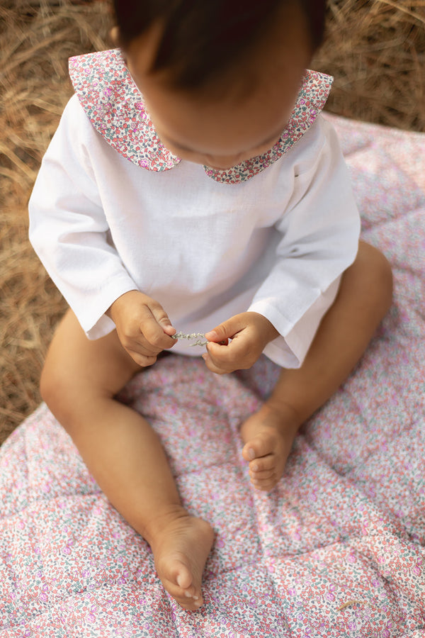 Gift set | Double Button Blouse and Liberty 'Eloise' pink bloomer