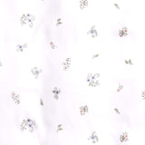 Fleur + Stripe Crib Sheet - Ivory